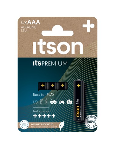 Patarei itson by Panasonic itsPREMIUM Alkaline AAA 4tk/pk