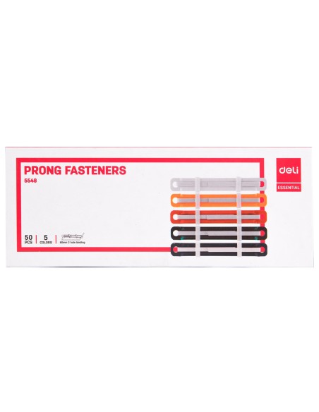 Köiteklamber DELI 50tk/pk assortii