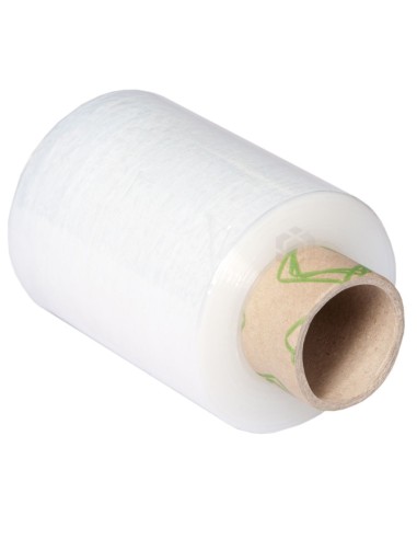 Käsipakkekile Stretch Minirull laiusega 10cm paksusega 23mic, rullis 140m