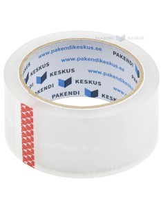 Läbipaistev pakketeip 48mm lai akrüül, rullis 66m