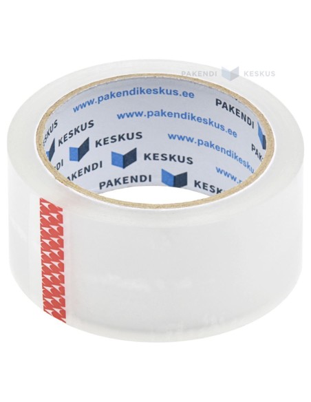 Läbipaistev pakketeip 48mm lai akrüül, rullis 66m