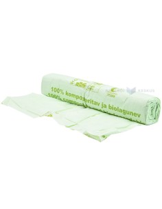 Komposteeritavad ja biolagunevad kotid 96x132cm 140L, rullis 10tk