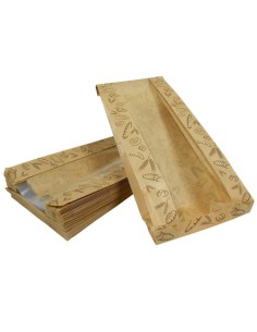 Aknaga trükiga paberkott 18+8x46cm, pakis 100tk