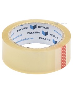 Läbipaistev pakketeip 36mm lai akrüül, rullis 66m