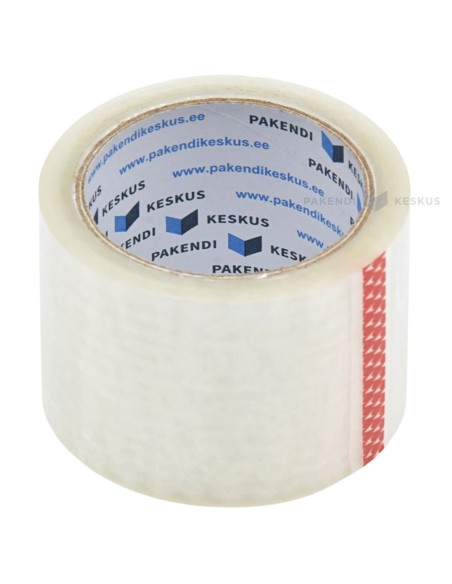 Läbipaistev pakketeip 76mm lai akrüül, rullis 66m