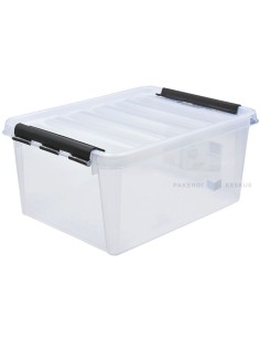 Läbipaistev hoiustuskast lukustatava kaanega 590x390x310mm 45L
