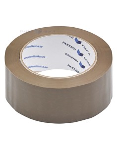 Pruun pakketeip 48mm lai solvent, rullis 132m