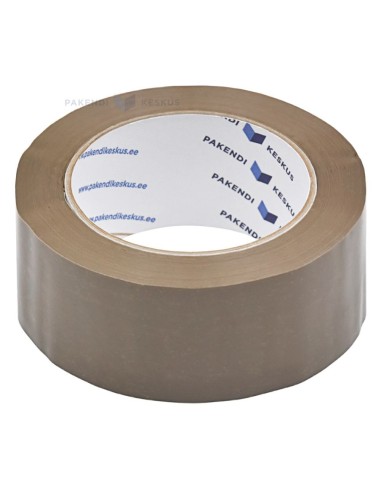 Pruun pakketeip 48mm lai solvent, rullis 132m