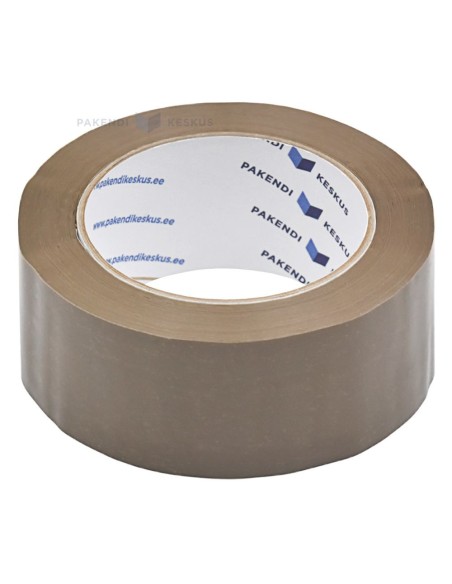 Pruun pakketeip 48mm lai solvent, rullis 132m