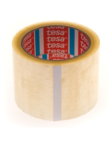 Läbipaistev pakketeip Tesa 4280 75mm lai hot-melt, rullis 66m