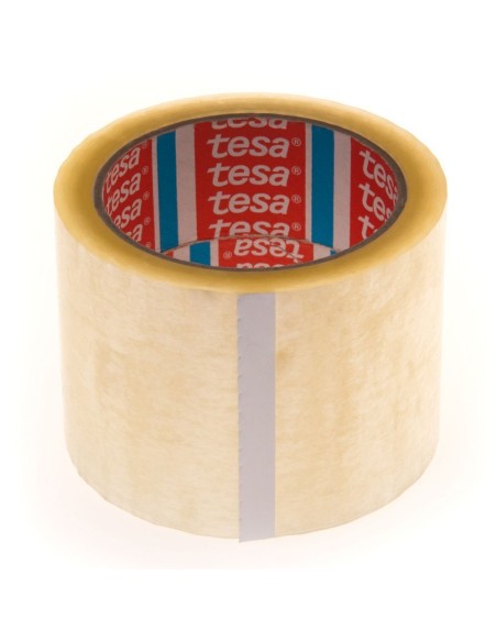 Läbipaistev pakketeip Tesa 4280 75mm lai hot-melt, rullis 66m