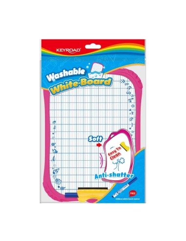 A4 water-proof white board with marker, washable material,1pc/opp bag