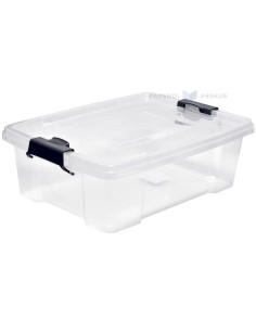Läbipaistev hoiustuskast lukustatava kaanega 450x330x140mm 12L