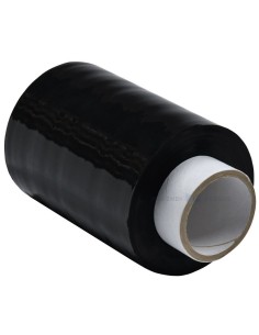 Must käsipakkekile Stretch Minirull laiusega 10cm paksusega 23mic, rullis 125m