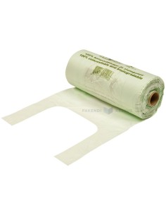 Komposteeritavad ja biolagunevad kotid 22+12x45cm 15mic, rullis 200tk