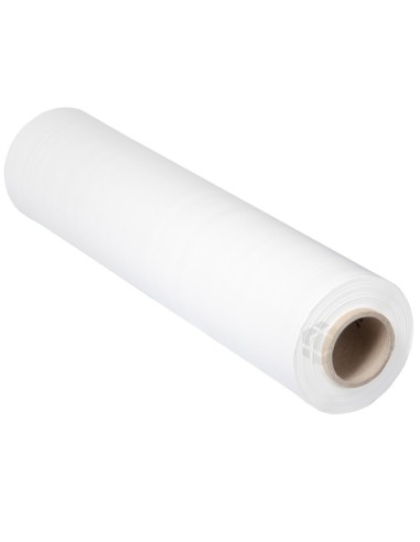 Valge käsipakkekile Stretch laiusega 50cm paksusega 20mic