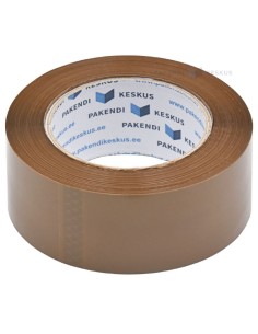 Pruun pakketeip 48mm lai vaikne akrüül, rullis 132m