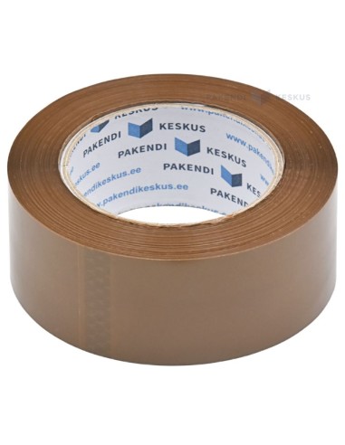 Pruun pakketeip 48mm lai vaikne akrüül, rullis 132m