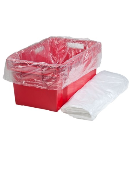 Läbipaistev kilekott toiduainekastile 60+(2x20)x75cm, pakis 100tk