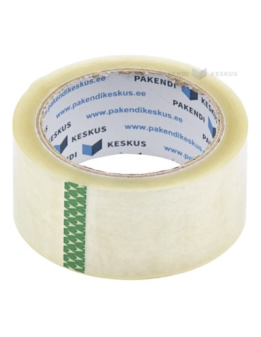 Läbipaistev pakketeip 48mm lai, rullis 66m