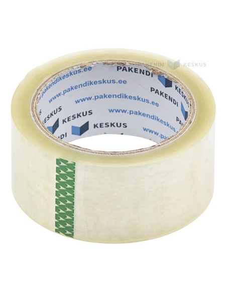 Läbipaistev pakketeip 48mm lai, rullis 66m