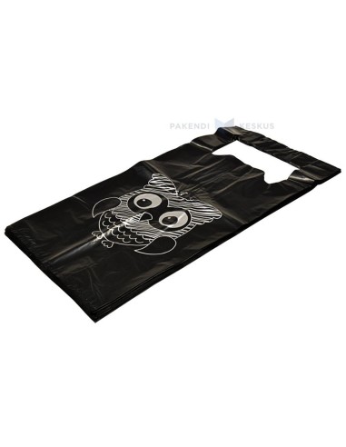 Särksangaga must kilekott ''Kakud'' 30+18x60cm, pakis 50tk