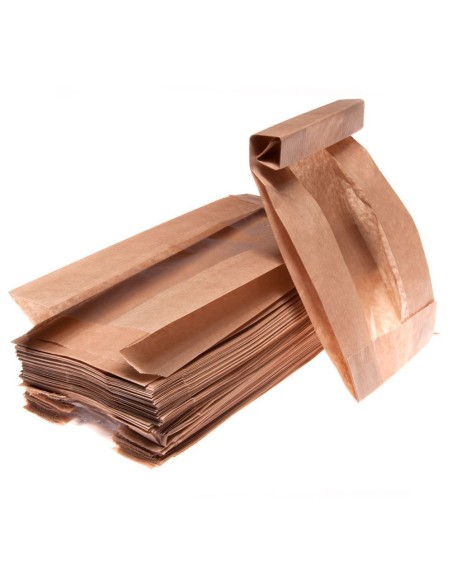 Aknaga pruun paberkott 10+5x25cm, pakis 100tk