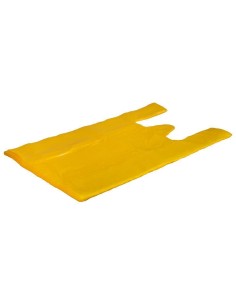 Särksangaga kollane kilekott 25+12x45cm, pakis 100tk