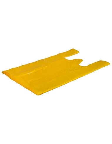 Särksangaga kollane kilekott 25+12x45cm, pakis 100tk