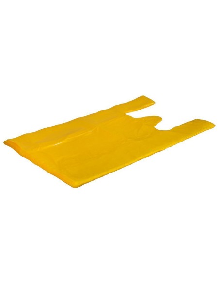 Särksangaga kollane kilekott 25+12x45cm, pakis 100tk