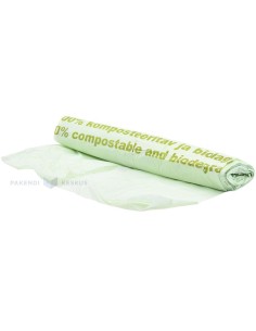 Komposteeritavad ja biolagunevad kotid 60x70cm 60L, rullis 25tk