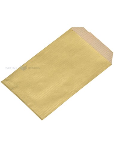 Kuldne paberkott 7x12cm, pakis 50tk