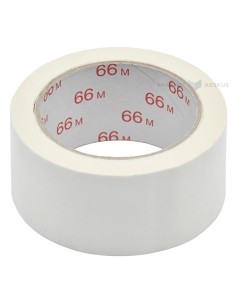 Valge pakketeip PVC 50mm lai, rullis 66m