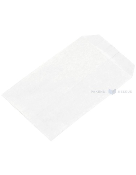 Valge paberkott 7x12cm, pakis 50tk
