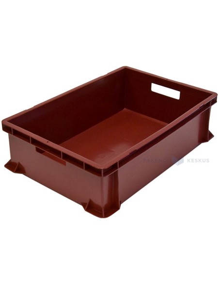 Tumepunane plastik Toiduainetekast max 27L / 20kg