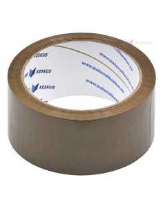 Pruun pakketeip 48mm lai solvent, rullis 66m