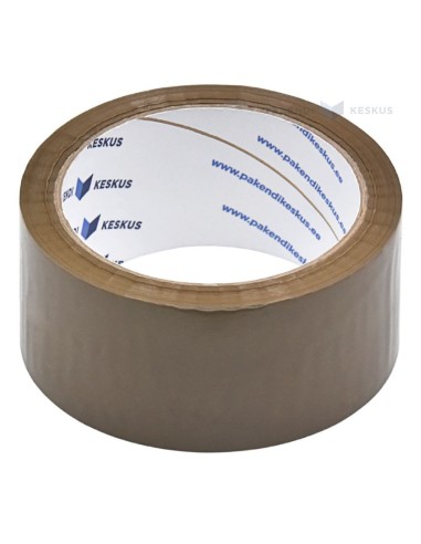Pruun pakketeip 48mm lai solvent, rullis 66m