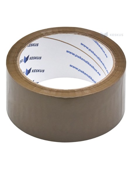 Pruun pakketeip 48mm lai solvent, rullis 66m