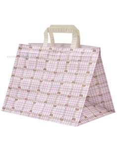 Lamedate pabersangadega muffinitega paberkott 31,7+21,8x24,5cm