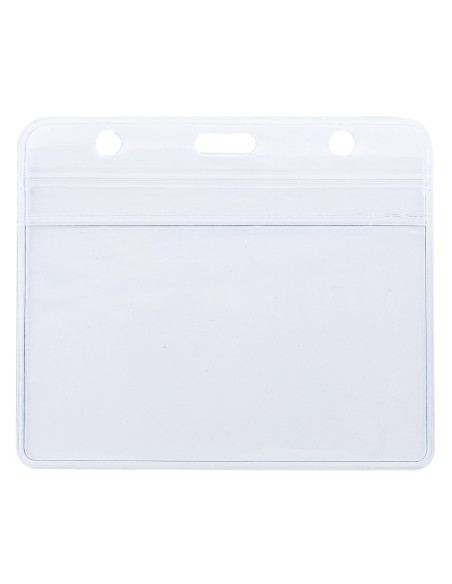 Nimesildihoidja Deli PVC (56x91mm), horisontaalne 10tk pakis