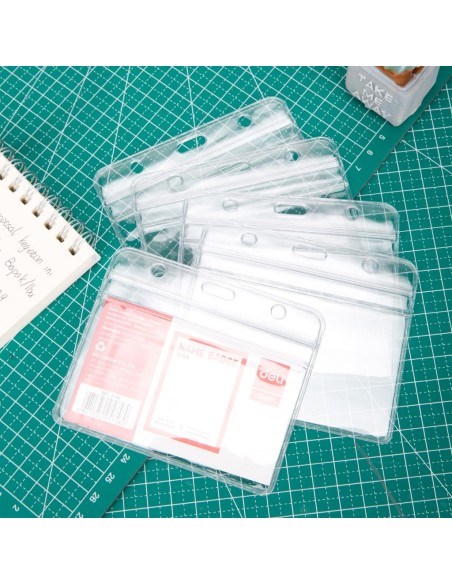 Name badge PVC horis 55x90mm