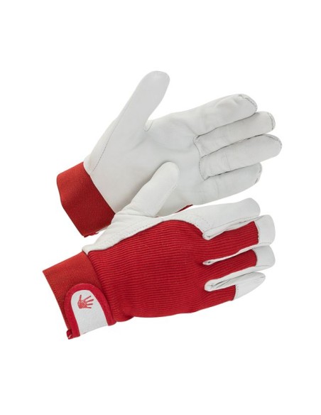 Work gloves with velcro goatskin/fabric 553