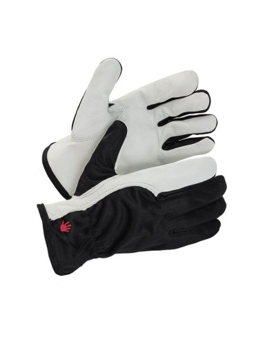 Work gloves goatskin/fabric 557