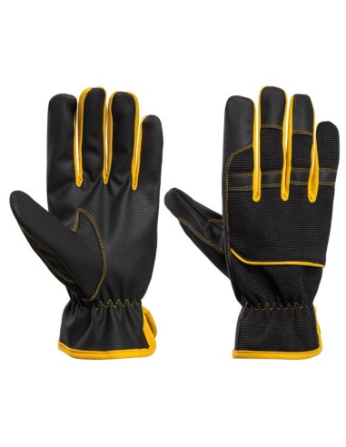 Work gloves synthetic leather/fabric J-571