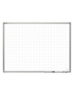 Valge magnettahvel 2x3 100x200cm, alumiiniumraamiga 5x5cm ruut