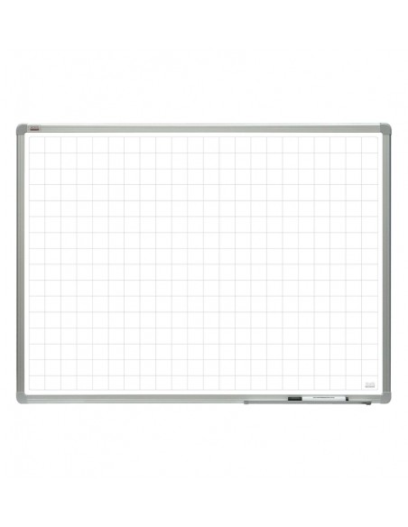Valge magnettahvel 2x3 100x200cm, alumiiniumraamiga 5x5cm ruut