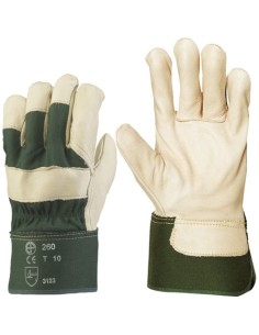 Work gloves buffalo leather/fabric