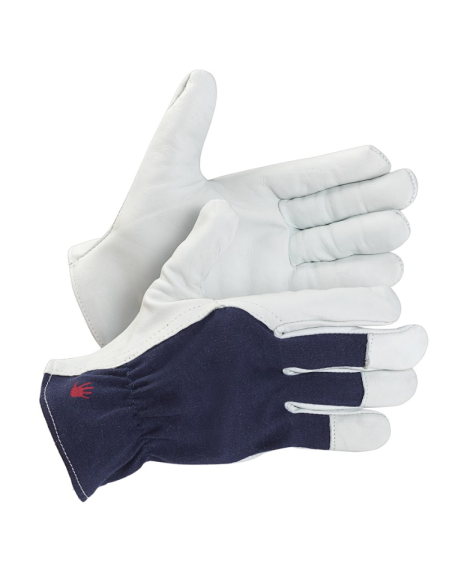Work gloves goatskin/fabric 552