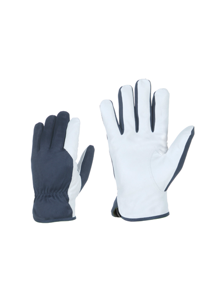 Work gloves goat leather/fabric