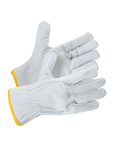 Work gloves goat leather 524 white